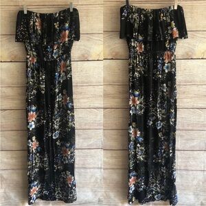 love...ady Black Floral Dress